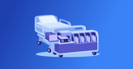 Illustration of Robotic process automation in healthcare by image which shows the thing we can automate for a patient.